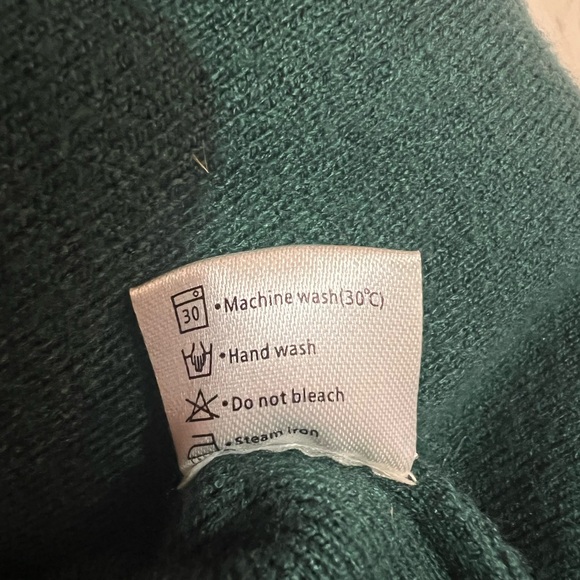 Green Sweater Dress - Picture 5 of 7